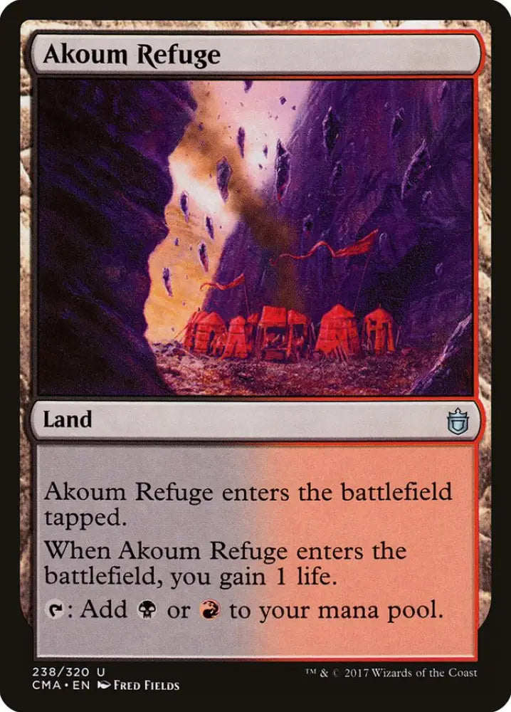 Akoum Refuge [Commander Anthology] - MTG Single