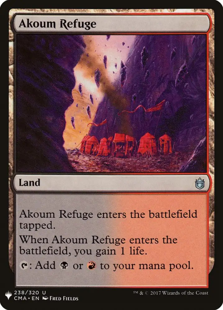Akoum Refuge [Mystery Booster] - MTG Single