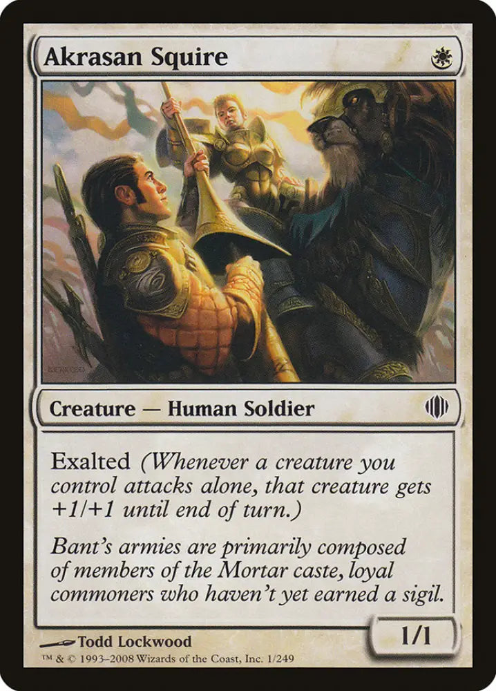 Akrasan Squire [Shards of Alara] - MTG Single