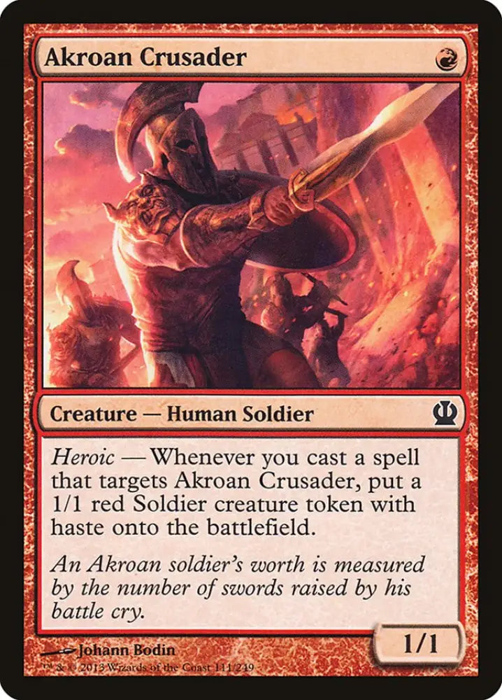 Akroan Crusader [Theros] - MTG Single