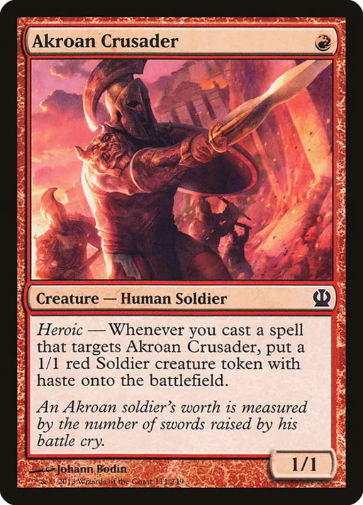 Akroan Crusader [Theros] - MTG Single