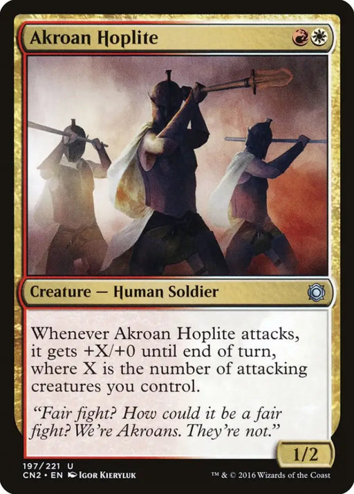 Akroan Hoplite [Conspiracy: Take the Crown] - MTG Single