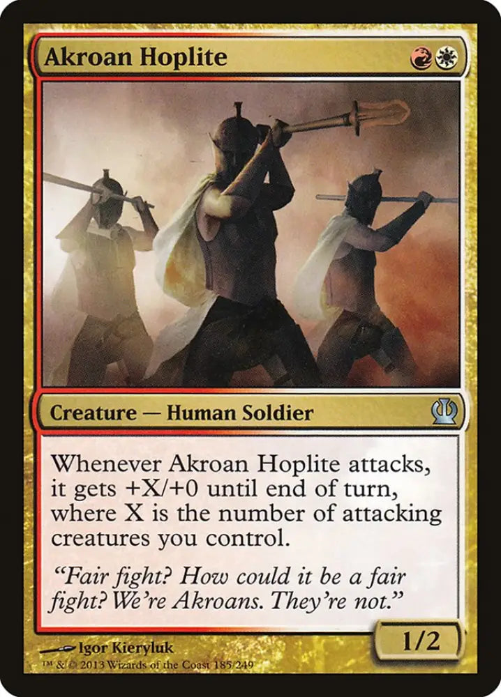 Akroan Hoplite [Theros] - MTG Single