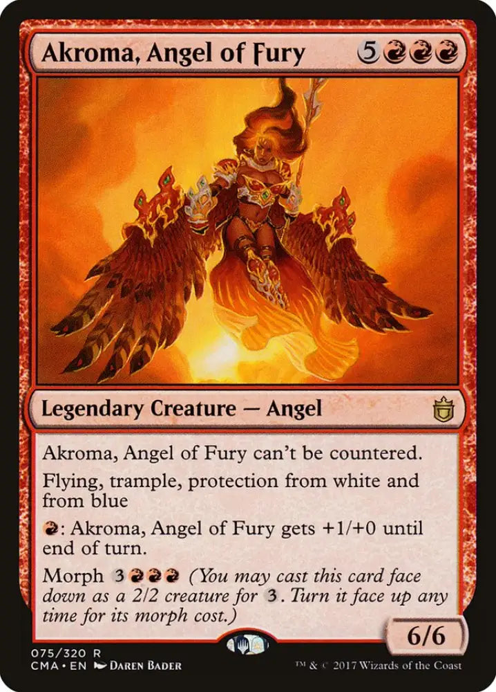 Akroma Angel of Fury [Commander Anthology] - MTG Single
