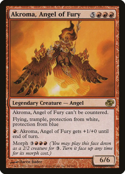 Akroma Angel of Fury [Planar Chaos] - MTG Single