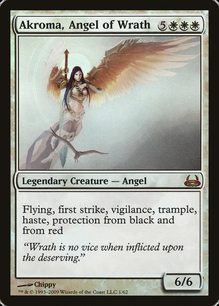 Akroma Angel of Wrath [Duel Decks: Divine vs. Demonic] - MTG Single