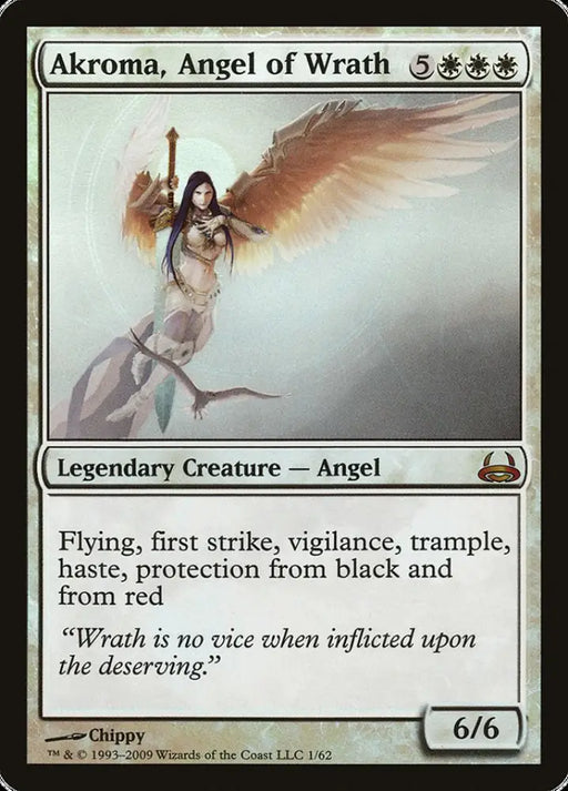 Akroma Angel of Wrath [Duel Decks: Divine vs. Demonic] - MTG Single