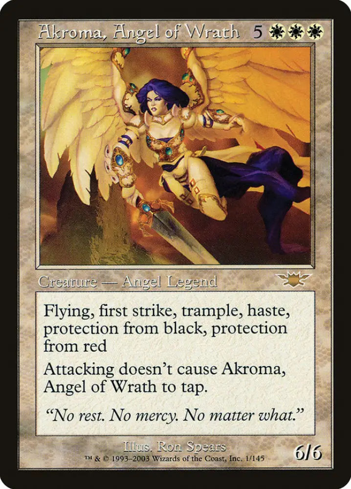 Akroma Angel of Wrath [Legions] - MTG Single