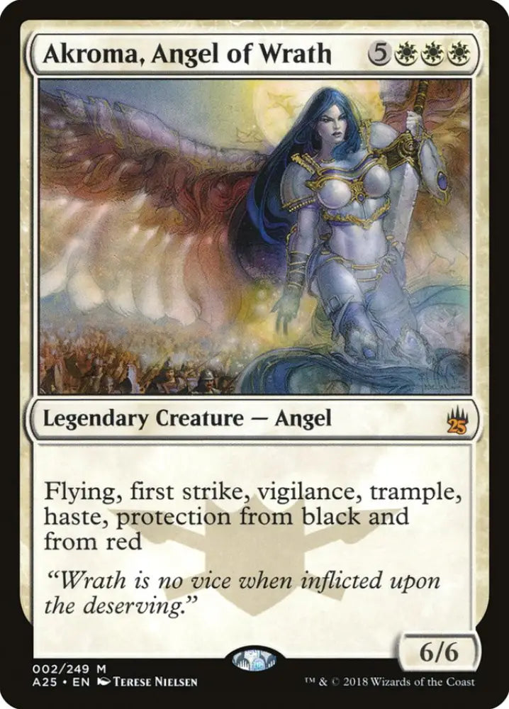 Akroma Angel of Wrath [Masters 25] - MTG Single