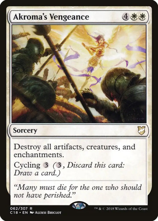 Akroma’s Vengeance [Commander 2018] - MTG Single