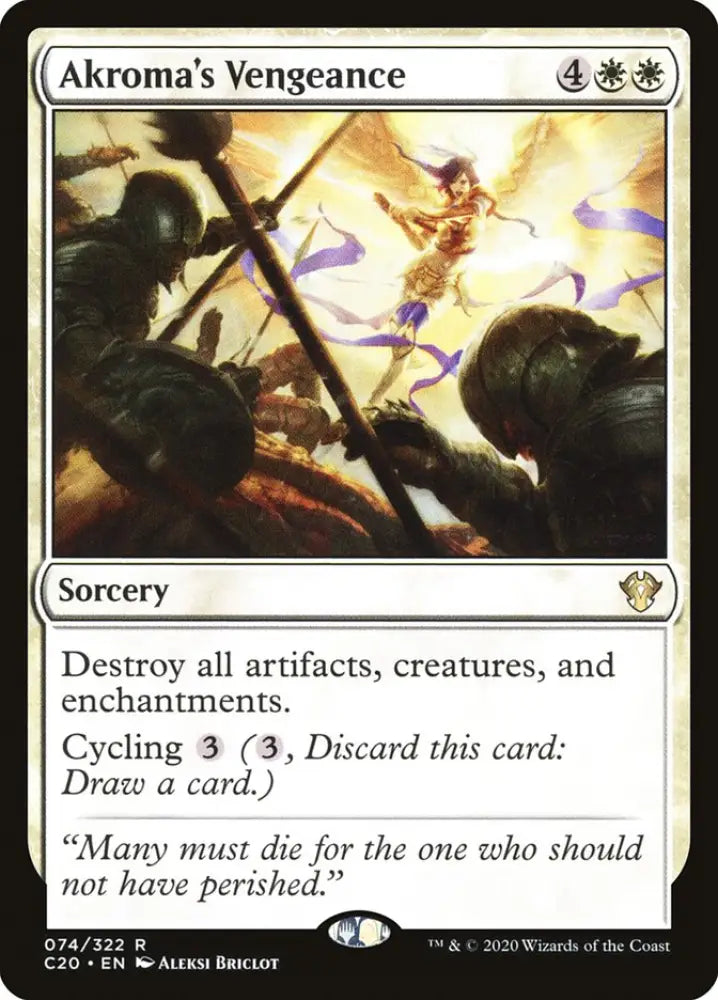Akroma’s Vengeance [Commander 2020] - MTG Single