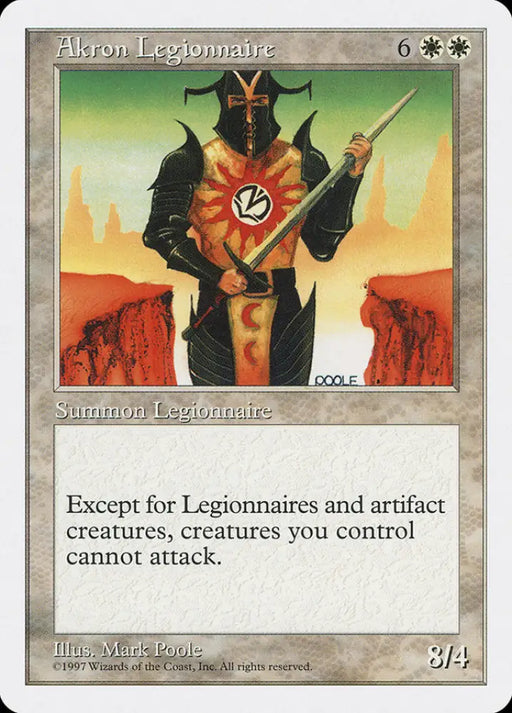 Akron Legionnaire [Fifth Edition] - MTG Single