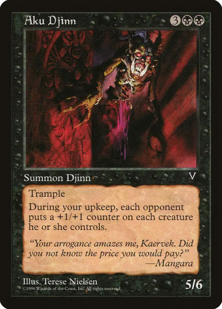 Aku Djinn [Visions] - MTG Single