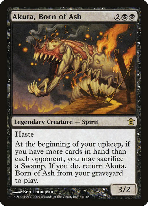 Akuta Born of Ash [Saviors of Kamigawa] - MTG Single