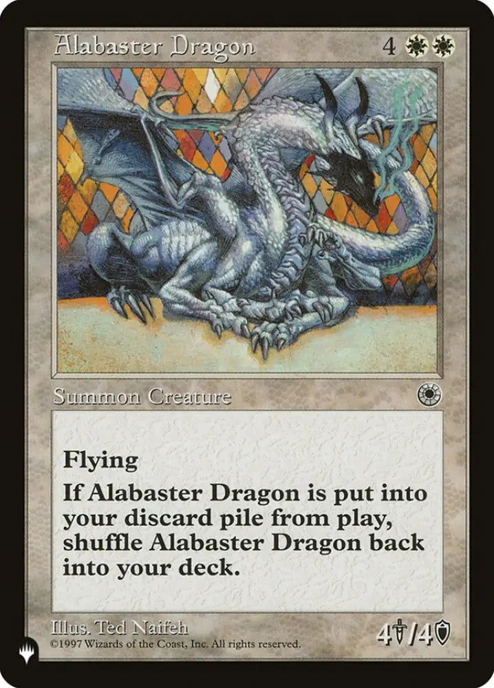 Alabaster Dragon [The List] - MTG Single