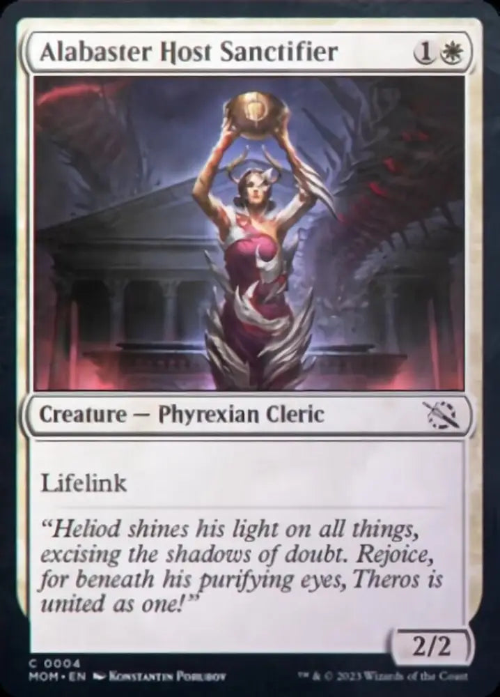 Alabaster Host Sanctifier [March of the Machine] - MTG Single