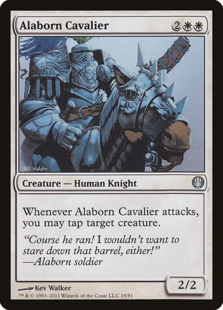 Alaborn Cavalier [Duel Decks: Knights vs. Dragons] - MTG Single
