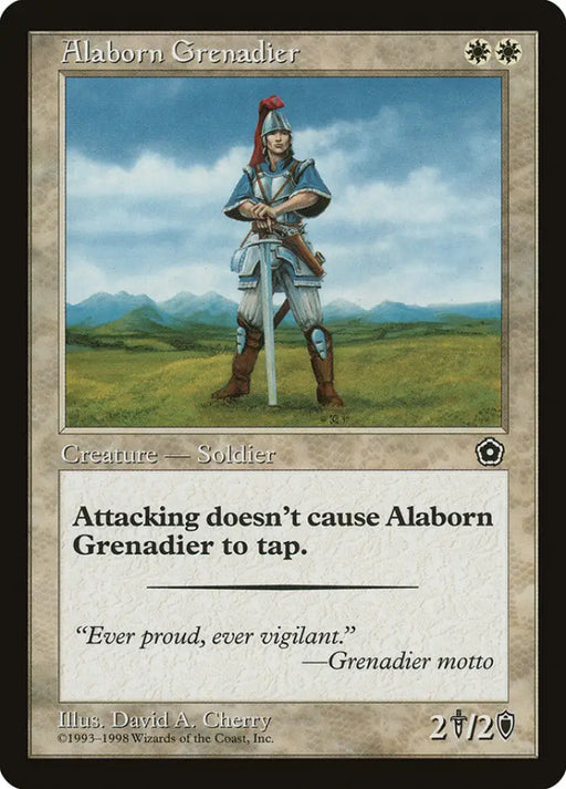 Alaborn Grenadier [Portal Second Age] - MTG Single