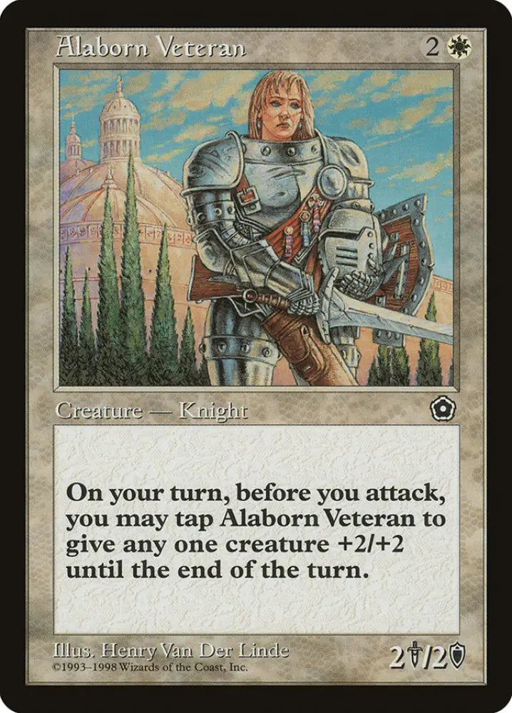 Alaborn Veteran [Portal Second Age] - MTG Single