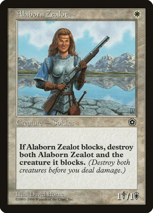 Alaborn Zealot [Portal Second Age] - MTG Single
