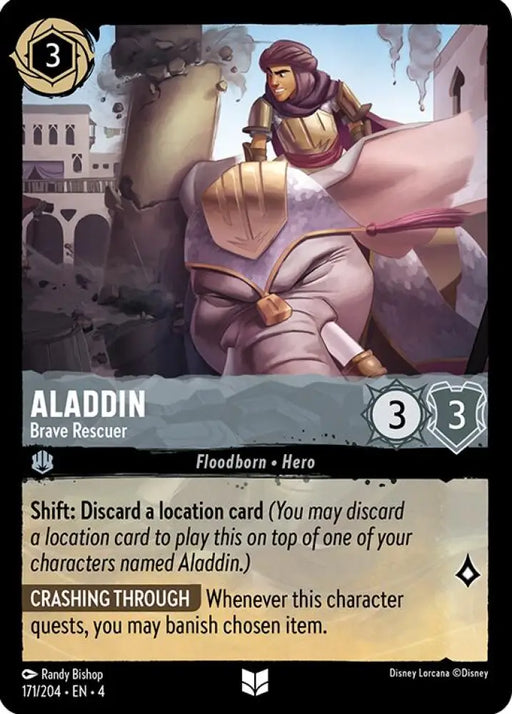 Aladdin - Brave Rescuer (171/204) [Ursula’s Return] - Lorcana Single