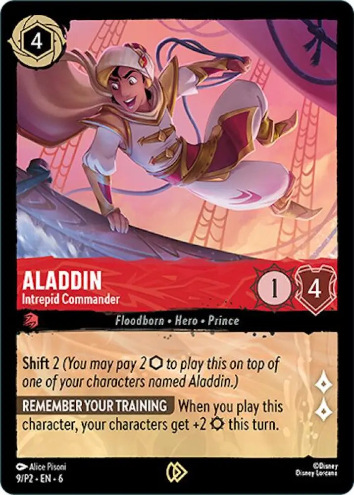 Aladdin - Intrepid Commander (9) [Promo Cards] - Lorcana Single