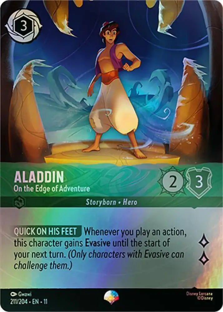 Aladdin - On the Edge of Adventure (Epic) (211/204) [Winterspell]