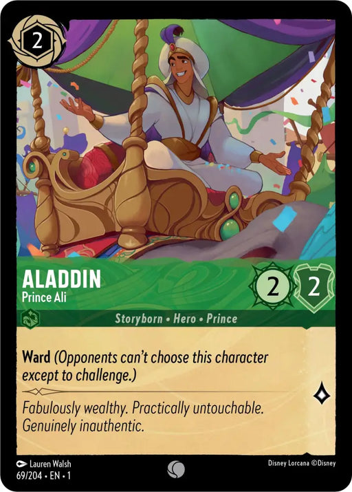 Aladdin - Prince Ali (69/204) [The First Chapter] - Lorcana Single