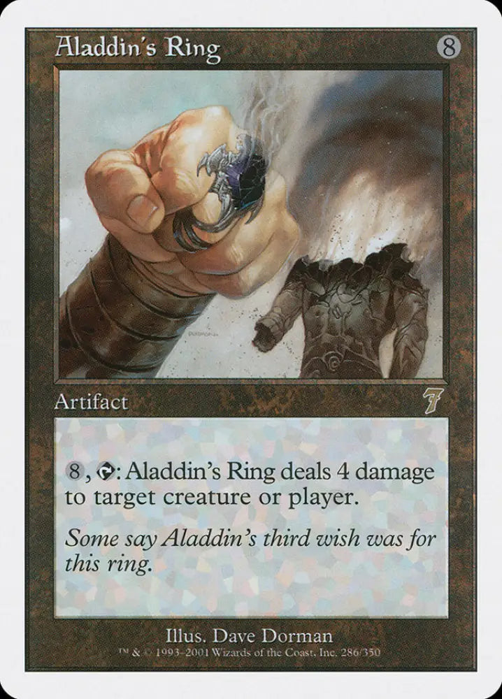 Aladdin’s Ring [Seventh Edition] - MTG Single