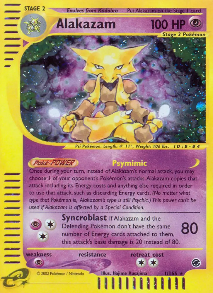 Alakazam (1/165) [Expedition: Base Set] - Pokemon Single