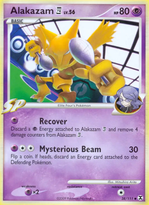 Alakazam (38/111) [Platinum: Rising Rivals] - Pokemon Single