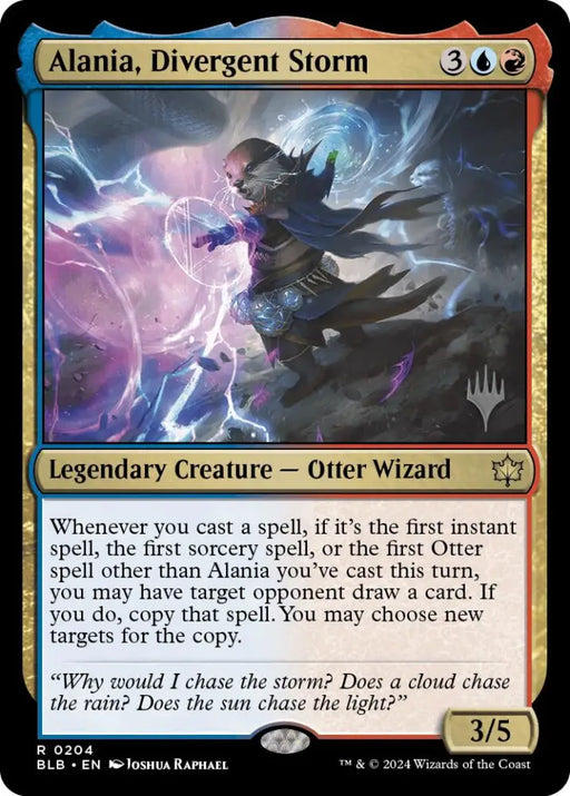 Alania Divergent Storm (Promo Pack) [Bloomburrow Promos] - MTG Single