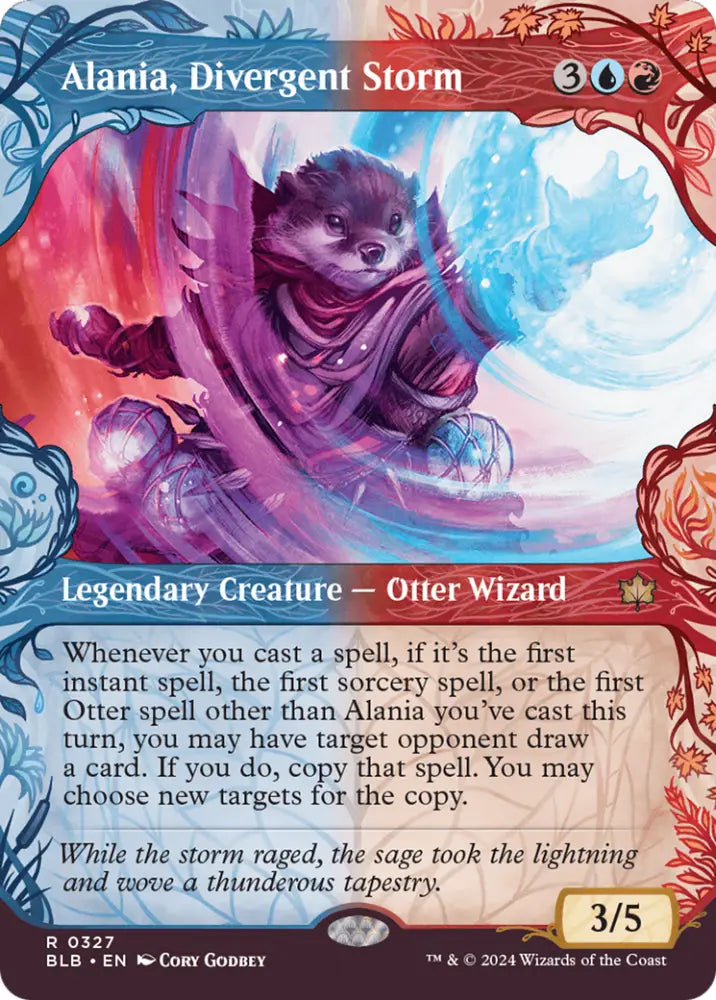 Alania Divergent Storm (Showcase) [Bloomburrow] - MTG Single