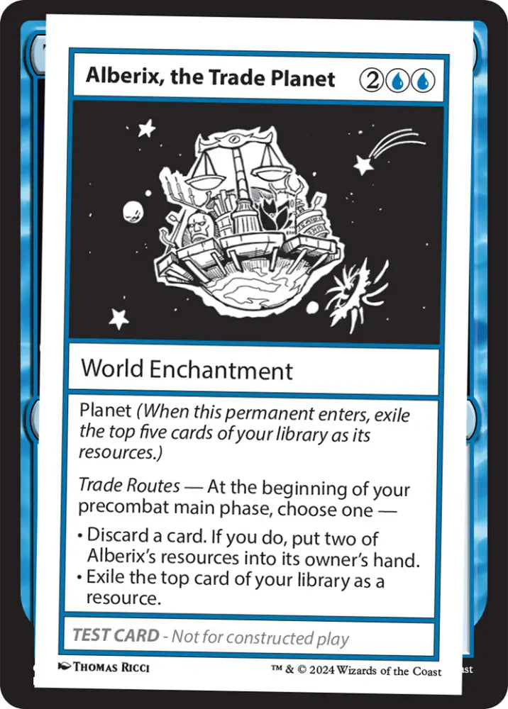 Alberix the Trade Planet [Mystery Booster 2 Playtest Cards] - MTG Single