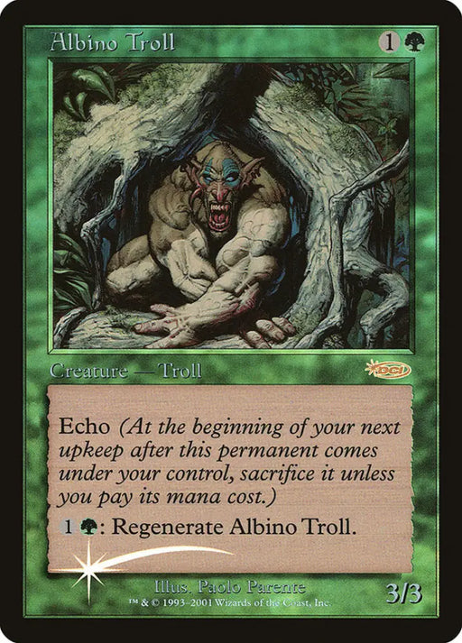 Albino Troll [Friday Night Magic 2002] - MTG Single