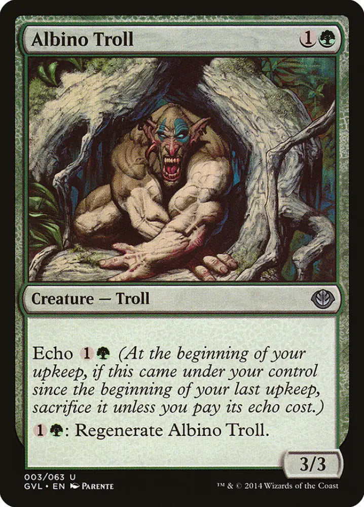 Albino Troll (Garruk vs. Liliana) [Duel Decks Anthology] - MTG Single