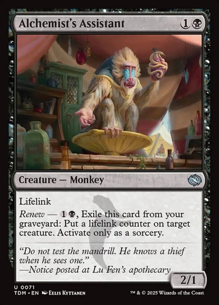 Alchemist's Assistant (71) [Tarkir: Dragonstorm]