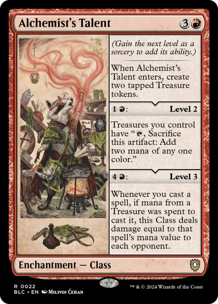 Alchemist’s Talent [Bloomburrow Commander] - MTG Single