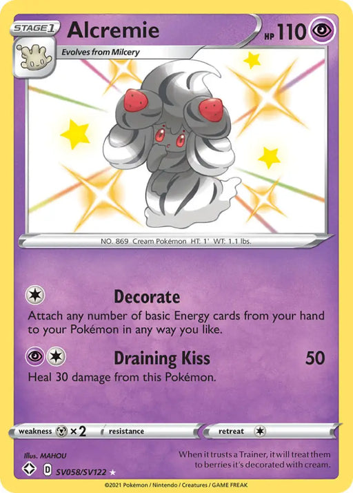 Alcremie (SV058/SV122) [Sword & Shield: Shining Fates] - Pokemon Single