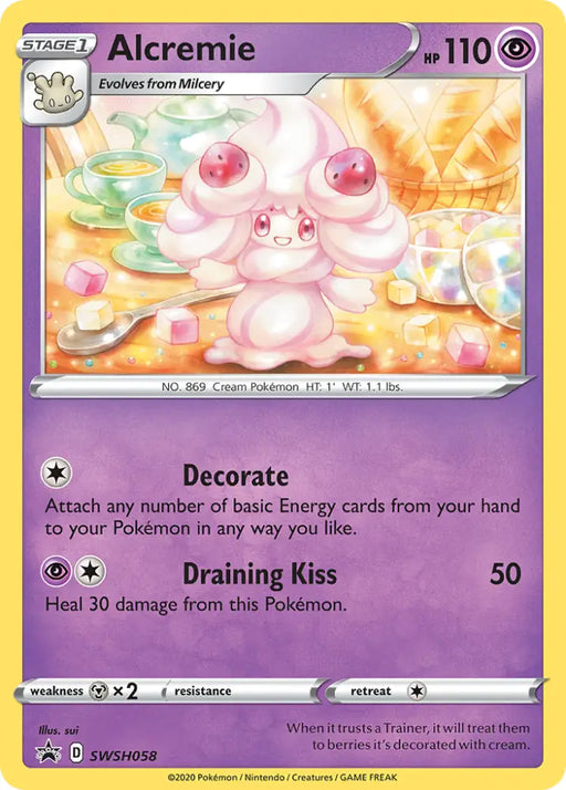 Alcremie (SWSH058) [Sword & Shield: Black Star Promos] - Pokemon Single