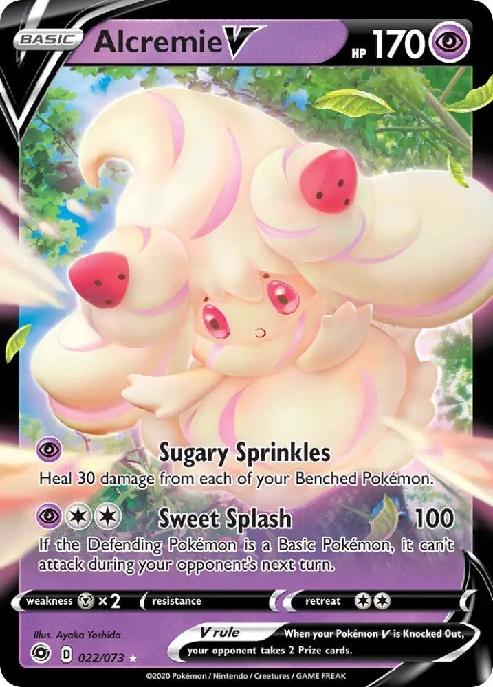 Alcremie V (022/073) [Sword & Shield: Champion’s Path] - Pokemon Single