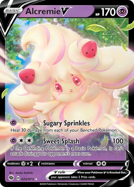 Alcremie V (022/073) [Sword & Shield: Champion’s Path] - Pokemon Single