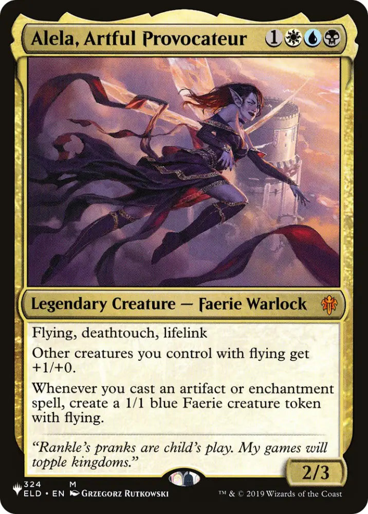 Alela Artful Provocateur [The List] - MTG Single