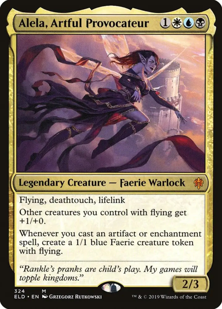 Alela Artful Provocateur [Throne of Eldraine] - MTG Single