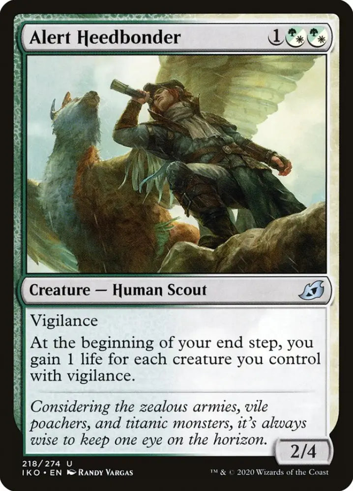 Alert Heedbonder [Ikoria: Lair of Behemoths] - MTG Single