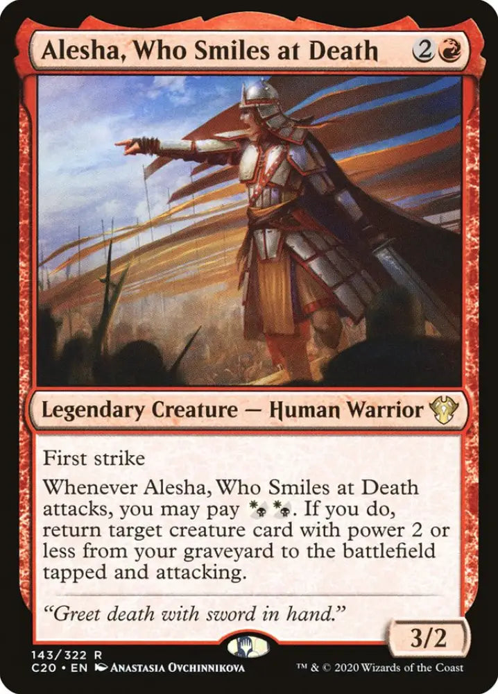 Alesha Who Smiles at Death [Commander 2020] - MTG Single