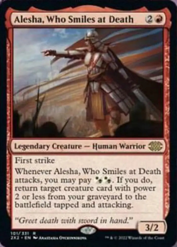 Alesha Who Smiles at Death [Double Masters 2022] - MTG Single