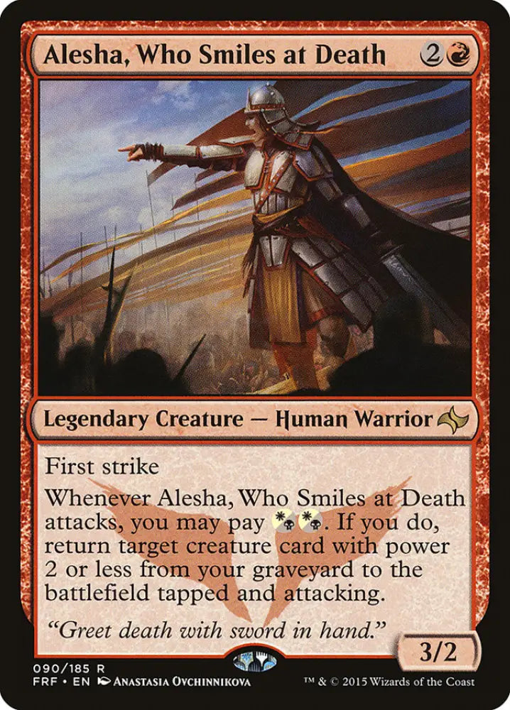 Alesha Who Smiles at Death [Fate Reforged] - MTG Single
