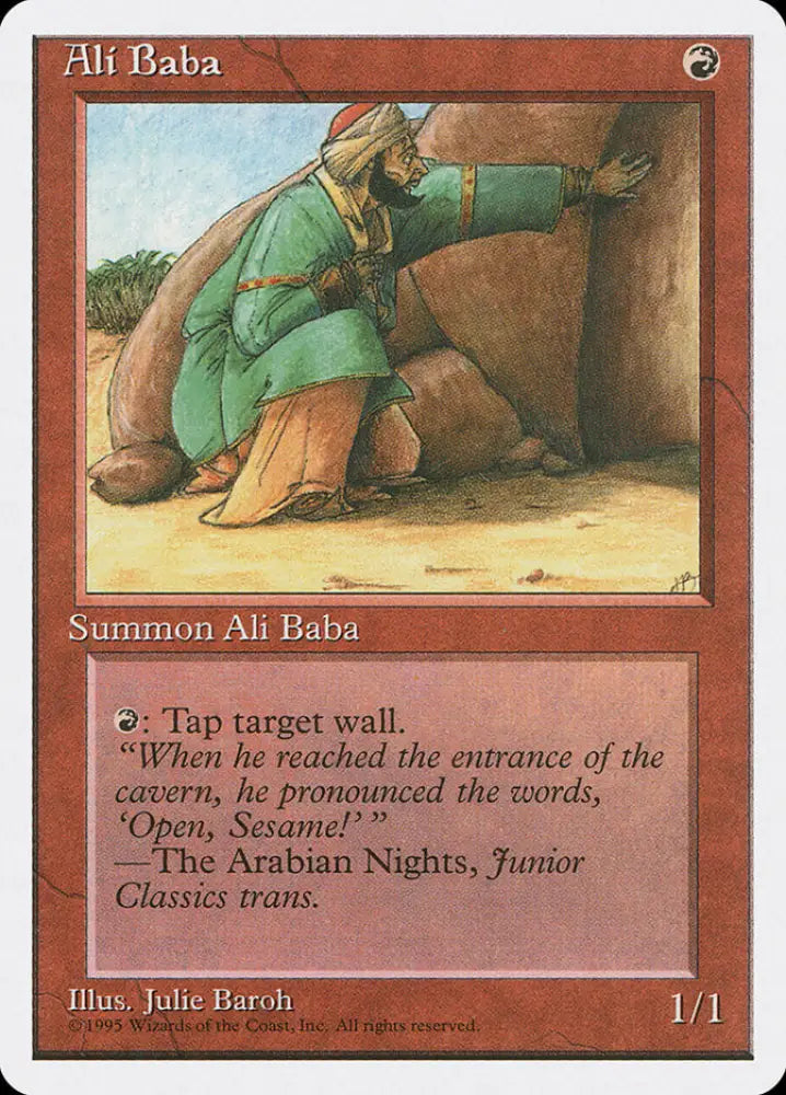 Ali Baba [Fourth Edition] - MTG Single
