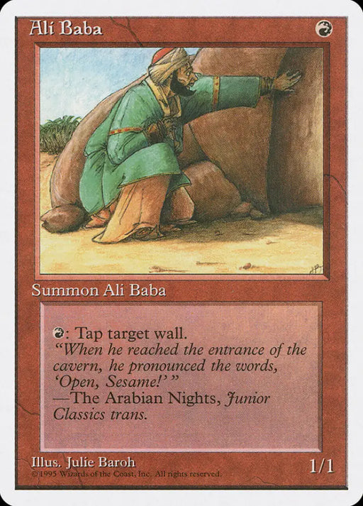 Ali Baba [Fourth Edition] - MTG Single